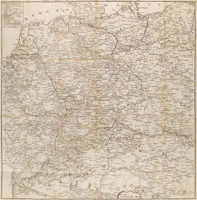 une vieille carte du royaume d'Angleterre et du Pays de Galles