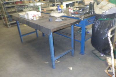 an image of a workbench in a workshop