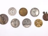 six silver and gold medals of the olympic games