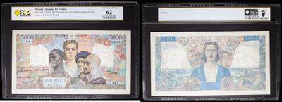 two pieces of paper money with a picture of a man and a woman on them