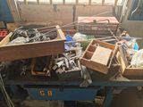 a table with a bunch of tools on it