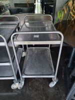 1 desserte en inox à 2 niveaux