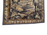 an image of a tapestry hanging on a wall in a room