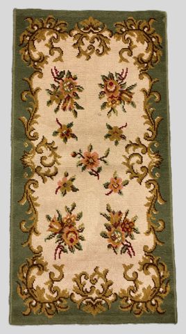 Sallandrouze. tapis d’Aubusson, au point noué ou descente de lit.
