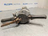 a close up of a metal object on a table