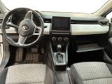 the interior of a car with a steering wheel and a dash board