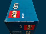 a blue box with a lego city logo on it