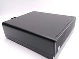 an image of a black computer case sitting on top of a white surface
