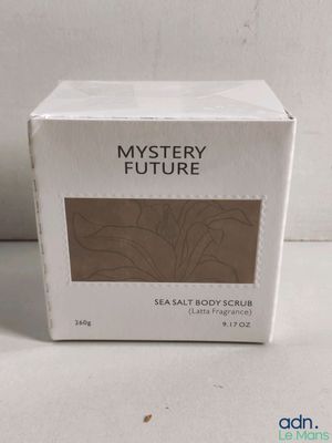 a white box with a picture of a plant on it