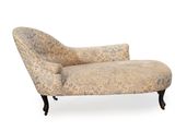 une image représentant une chaise longue sur fond blanc