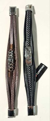 24 / Lot de 2 bracelets en cuir - REDSKINS - 285309 - 2…