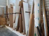 many pieces of cardboard stacked on top of each other