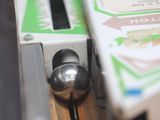 a close up of a box of food sitting on a table