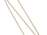 un collier plaqué or avec une chaîne à maillons ronds