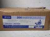 packaging of a box with a picture of a man sitting on a toilet
