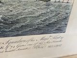 a picture of a picture of a ship in the water