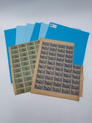 HONGRIE réunion de timbres neufs en planche