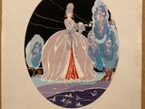 an image of a painting of a woman in a ball gown