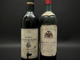 deux bouteilles de vin posées l'une à côté de l'autre sur une table