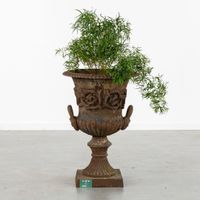Grand vase de jardin en fonte ou vase Médicis, de style Loui… (photo 2)