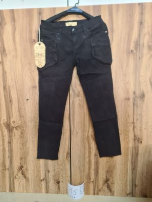 Ensemble de 34 pantalons pour femme en denim noir, coupe aju…