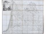 une vieille carte de la France sur laquelle figure l'image d'un homme