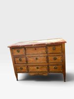 Commode à ressaut central en placage de bois de rose, amaran… (photo 2)