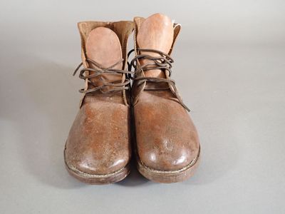a pair of shoes that are sitting on a table