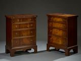 paire de commodes en acajou de l'époque de George II