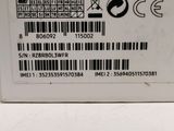 the back of a white box with a barcode on it