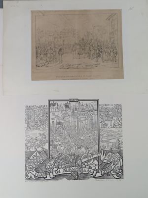 a picture of a drawing on the wall of a room