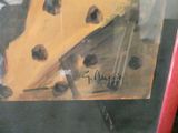 a picture of a piece of cheese on display in a glass case