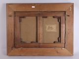 an old picture of a picture frame with a picture in it
