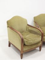 Mobilier de salon ART DECO en bois mouluré comprenant un can… (photo 5)