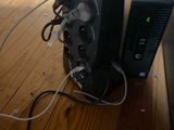 an image of a computer on a wooden floor