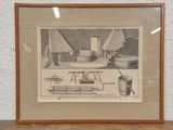 a picture of a drawing of a kitchen with a stove and sink