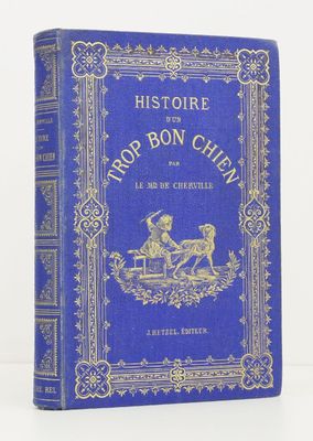 un livre bleu posé sur une table blanche
