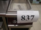 a picture of a stainless steel sink with a price tag on it