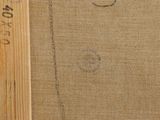 an image of a close up of a piece of wood with writing on it