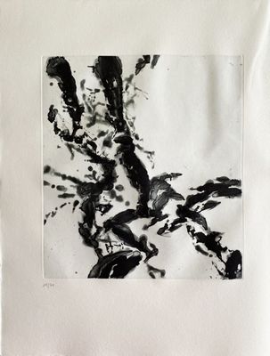 Zao Wou-Ki - L'évidence de la nuit II, 1991