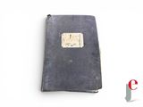 an old book with a picture of a man on it