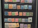 a book with a lot of stamps on it