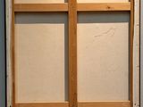 a picture of a painting on the wall of a room
