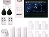 a picture of a home security system with various items