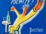 une image représentant un tableau où l'on voit un homme assis sur une chaise avec une bouteille de vin