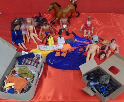 a lot of toys that are sitting on a table