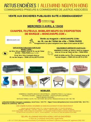 publicité de la vente