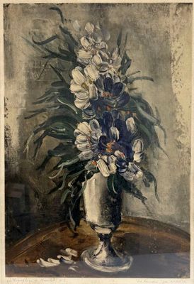 Maurice de VLAMINK (1876-1958), d'après Les narcisses Lithog…