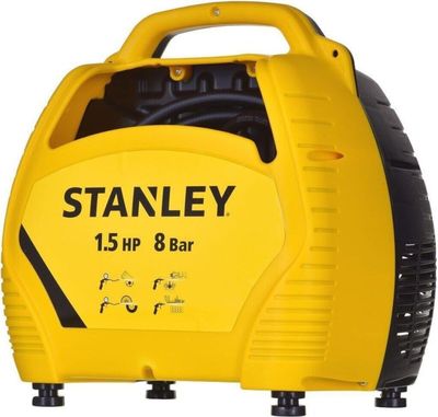 stanley 1 5hp 8 bar portable air compressor
