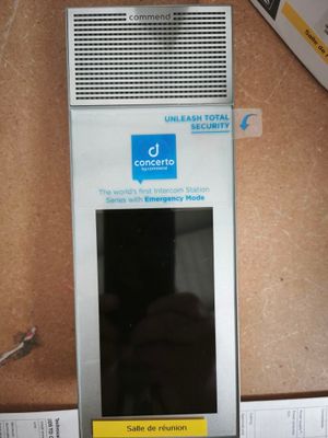 Poste d'interphonie intérieur à écran tactile COMMEND Réf. I…